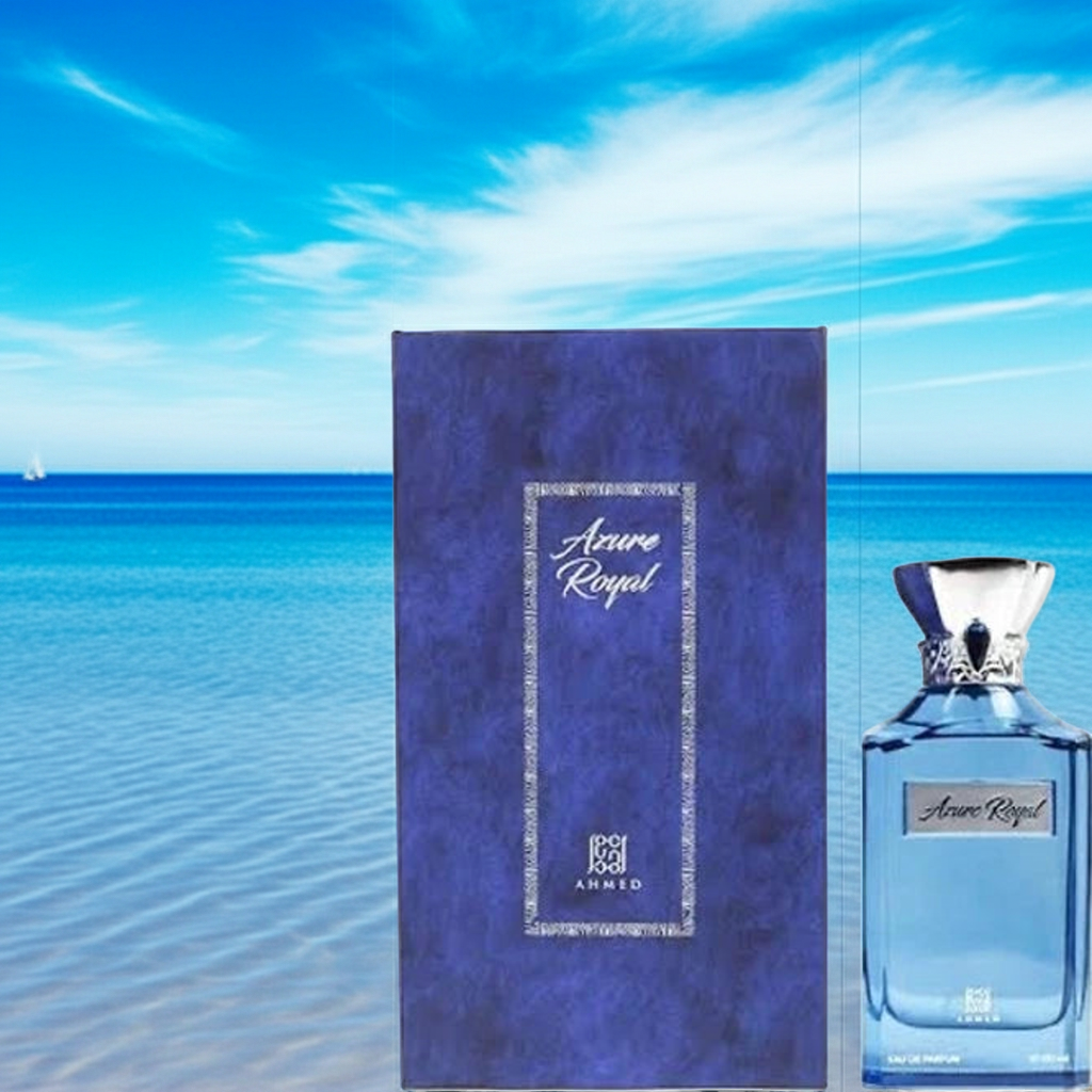 Ahmed Al Maghribi Azure Royal 100ml edp - Zahra Dubai Parfemi
