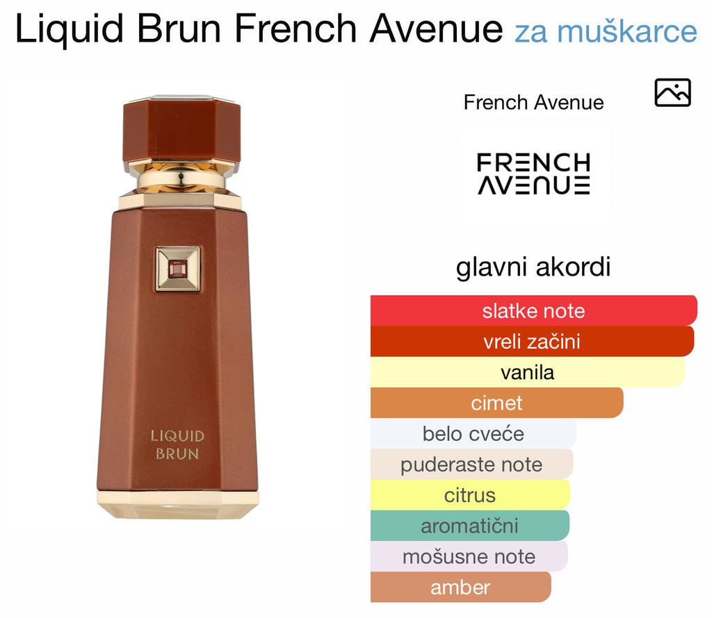 Liquid Brun by French Avenue - Zahra Dubai Parfemi