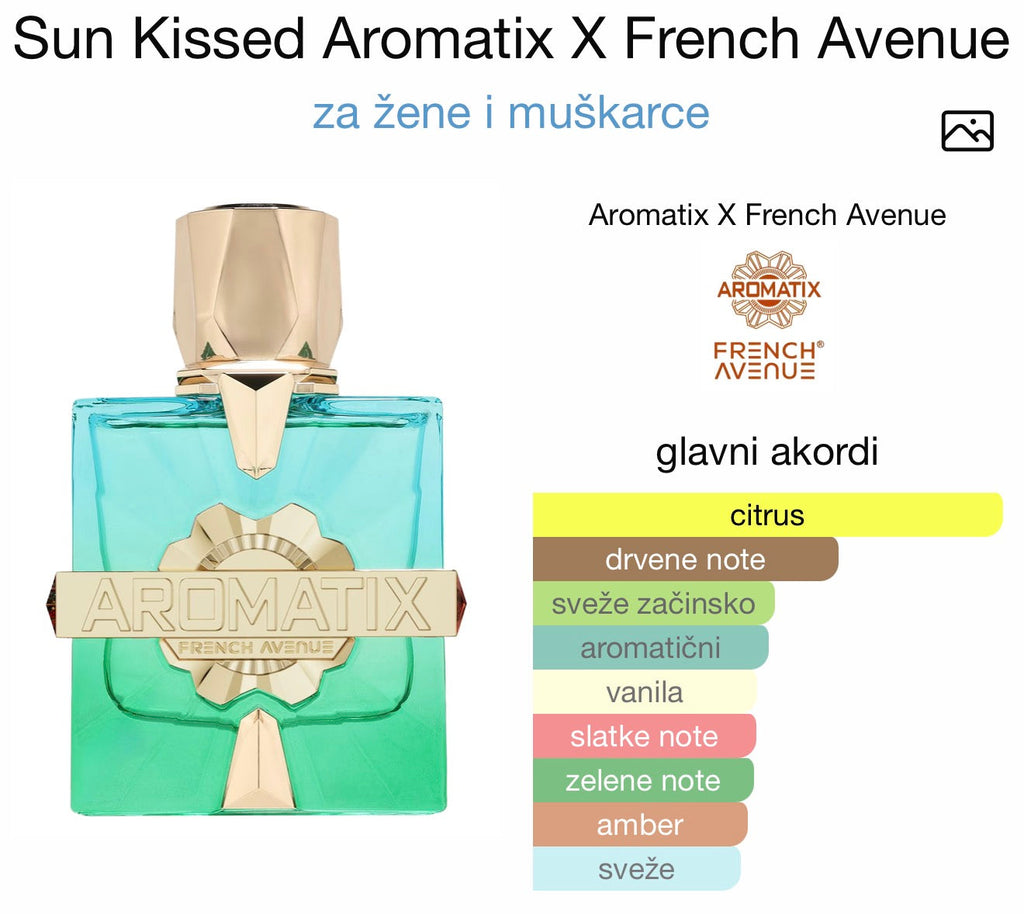 Aromatix Sun Kissed by French Avenue - Zahra Dubai Parfemi