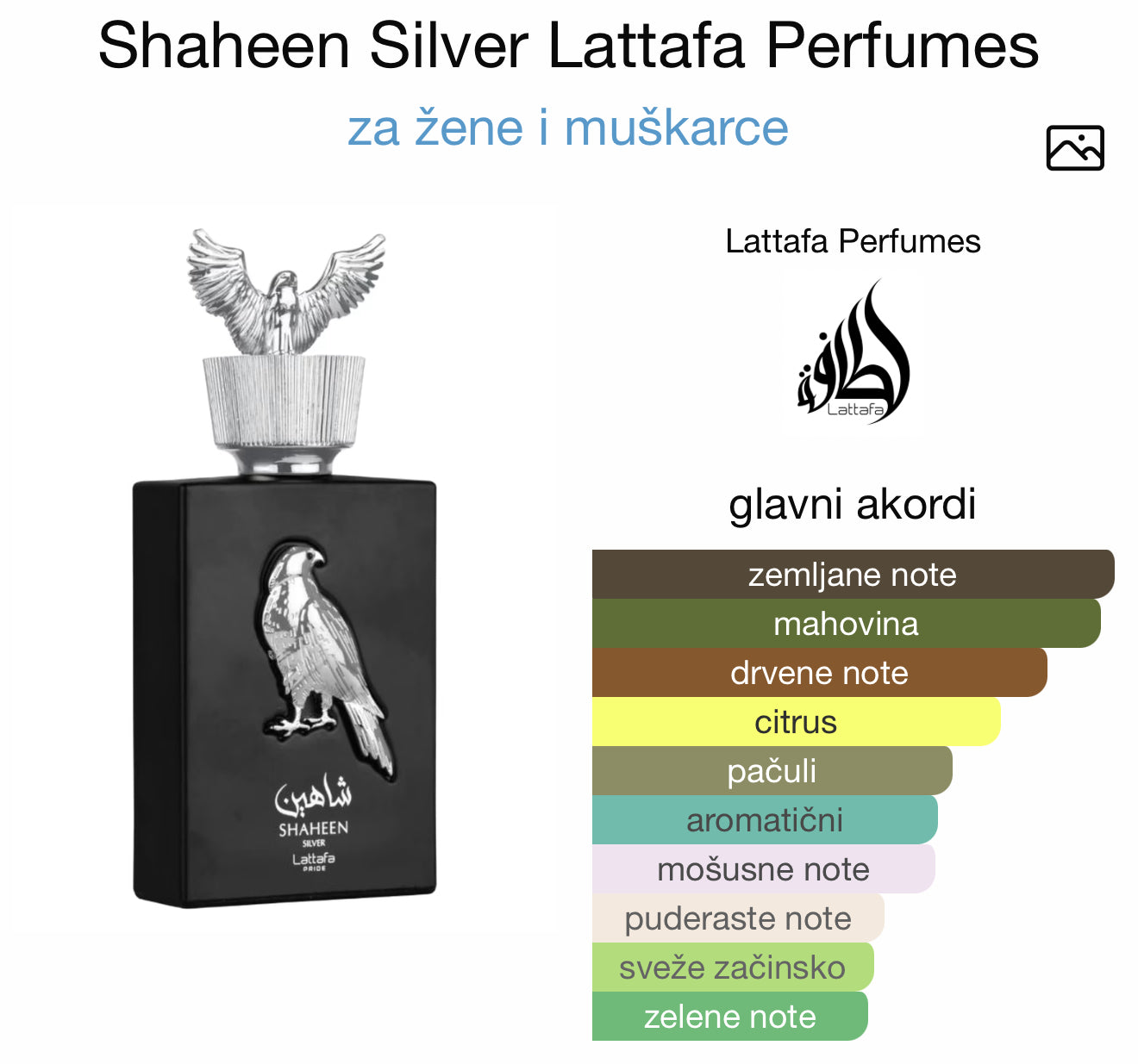 Shaheen Silver by Lattafa