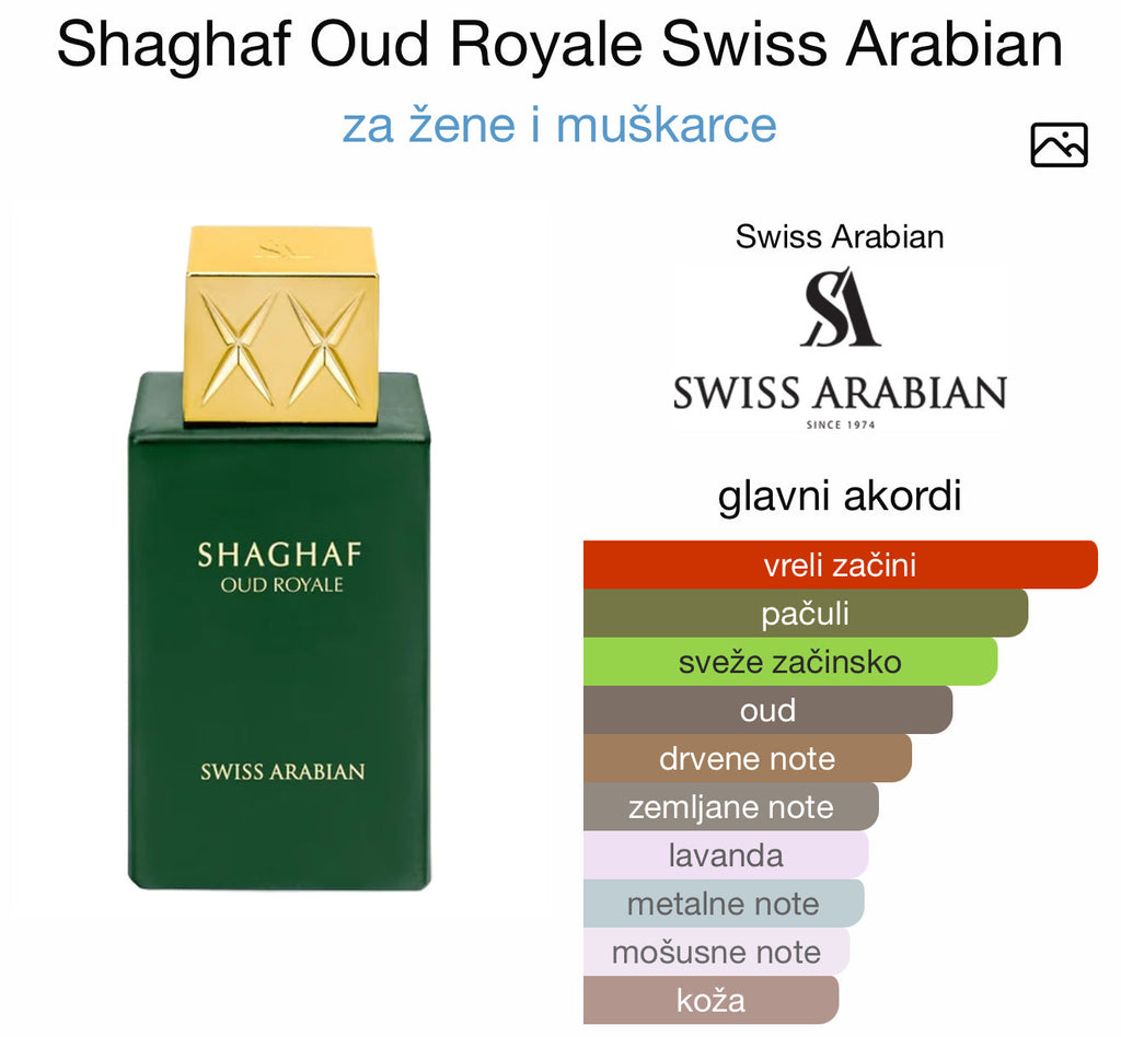 Shaghaf Oud Royale - Zahra Dubai Parfemi