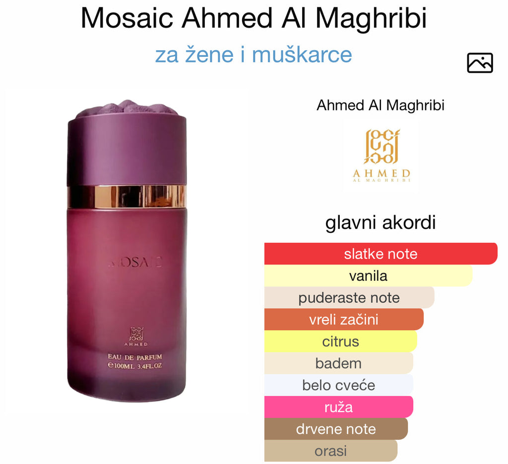 Mosaic by Ahmed Al Maghribi - Zahra Dubai Parfemi