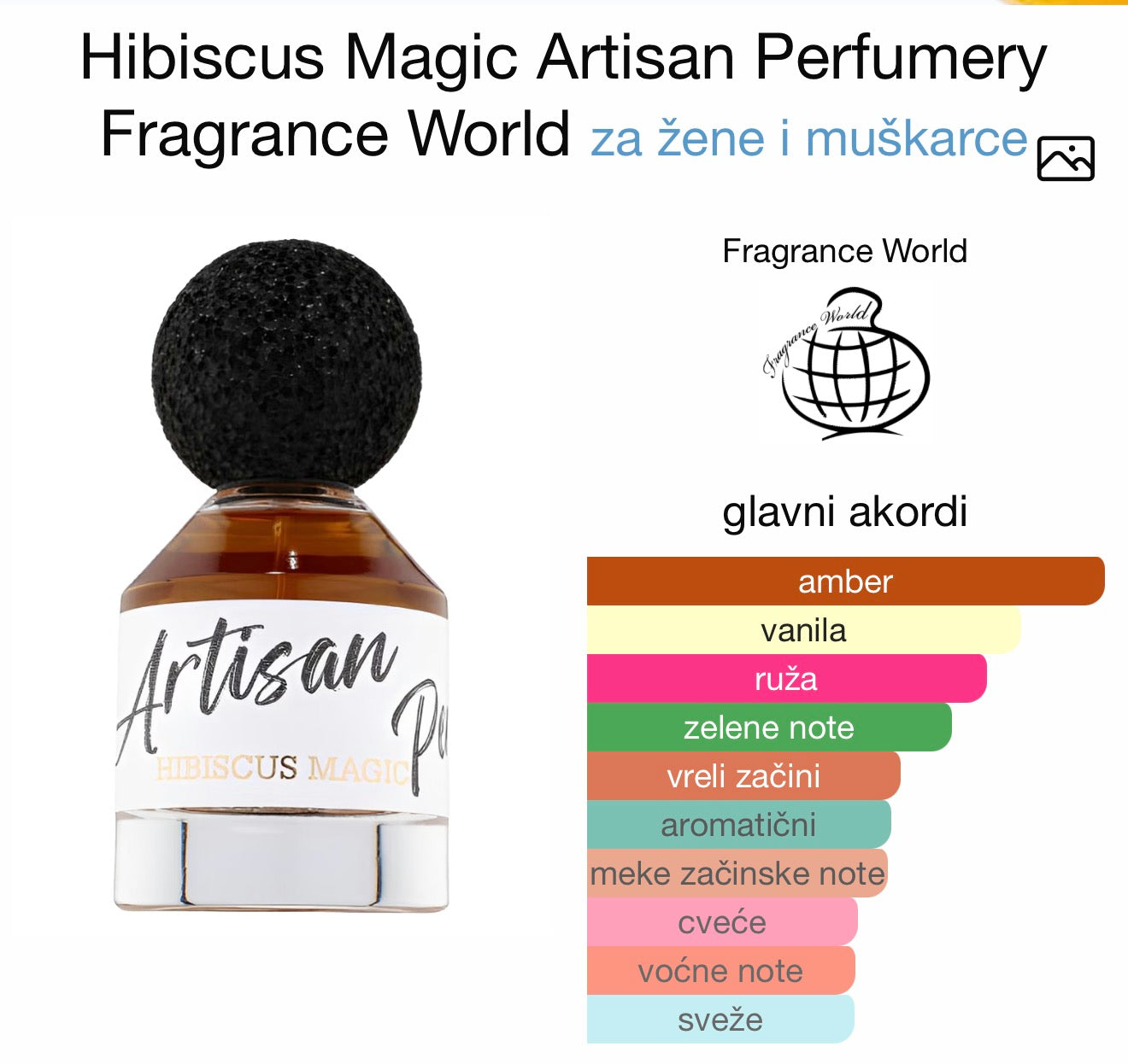 Artisan Perfumery Hibiscus Magic by Fragnance World - Zahra Dubai Parfemi