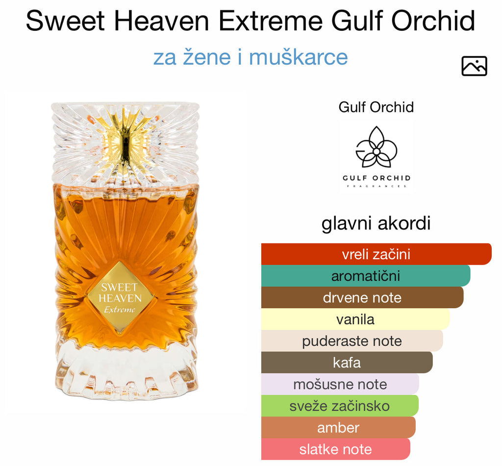 Sweet Heawen Extreme by Gulf Orchid - Zahra Dubai Parfemi