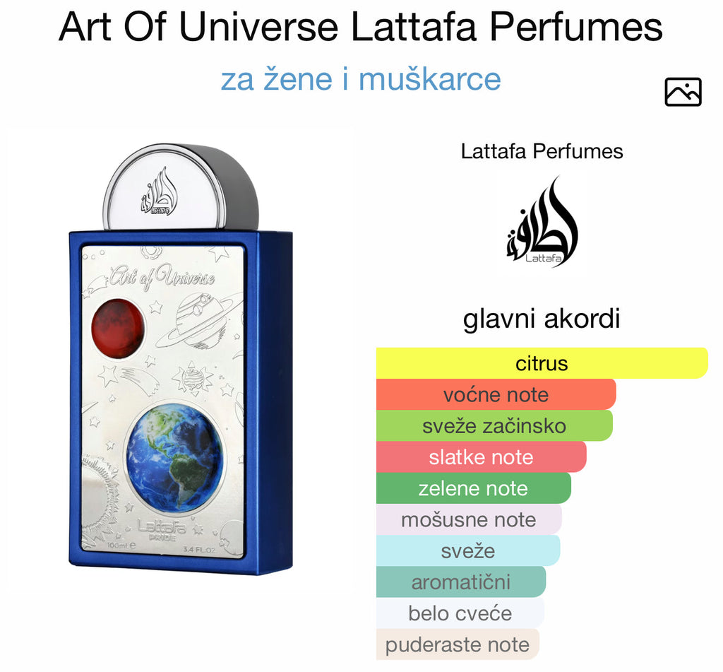 Art Of Universe by Lattafa - Zahra Dubai Parfemi