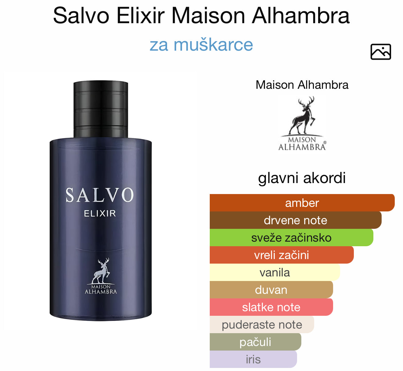 Salvo Elixir by Maison Alhambra