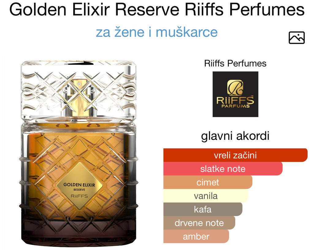 Golden Elixir Reserve by Riiffs - Zahra Dubai Parfemi