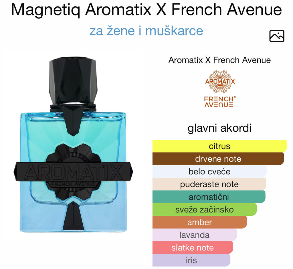 Aromatix Magnetiq by French Avenue - Zahra Dubai Parfemi