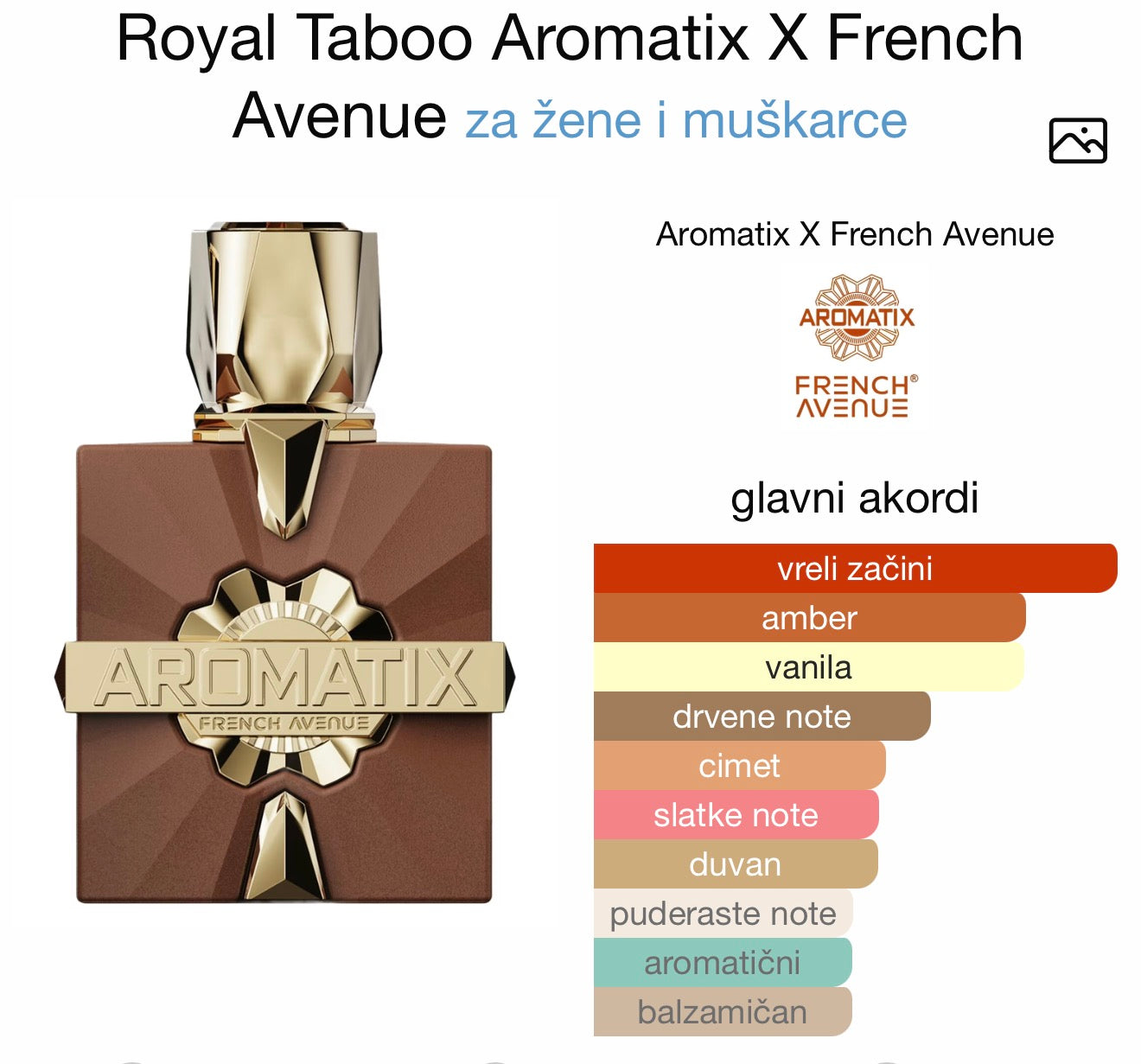 Aromatix Royal Taboo Extrait by French Avenue