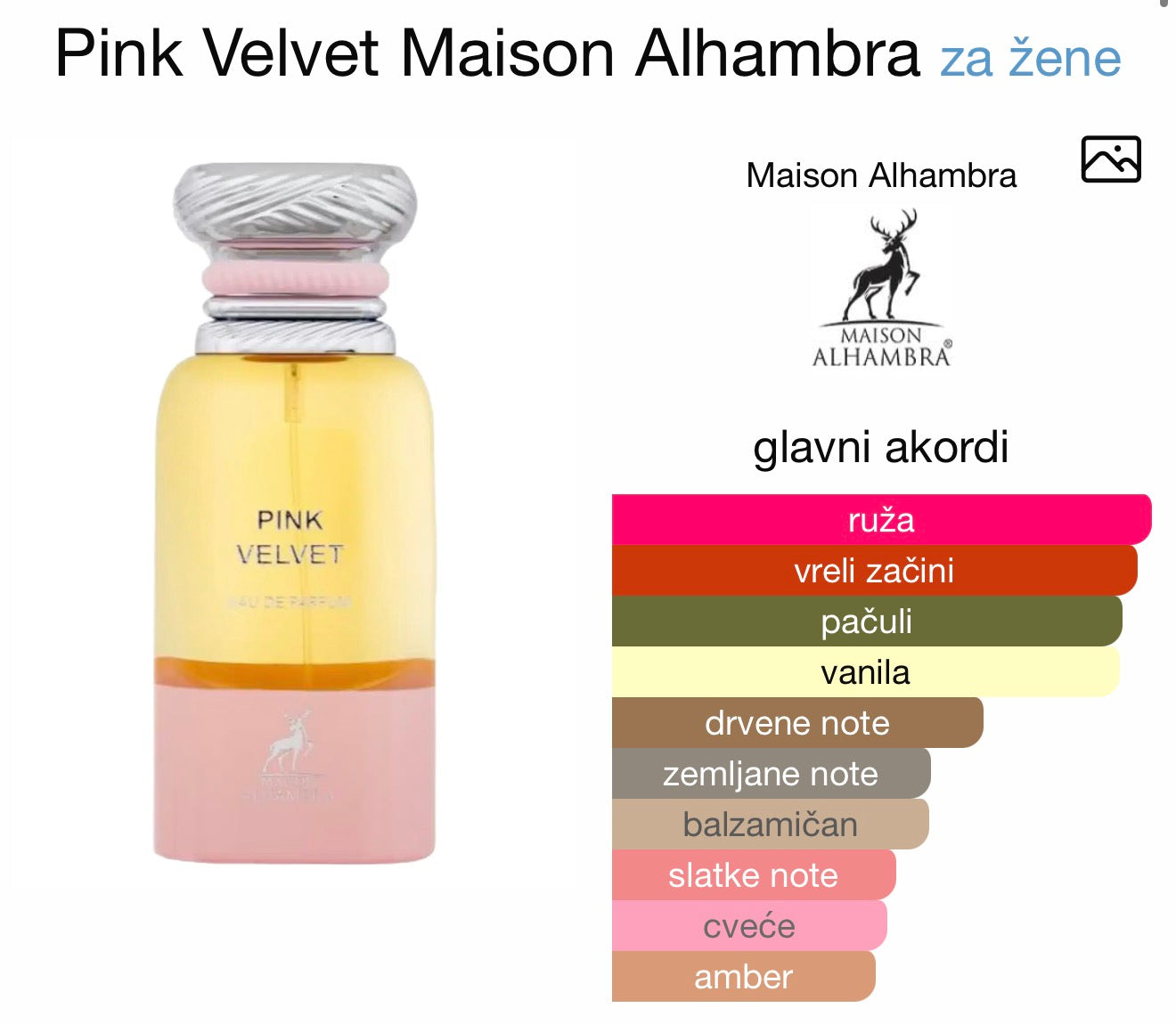 Pink Velvet by Maison Alhambra