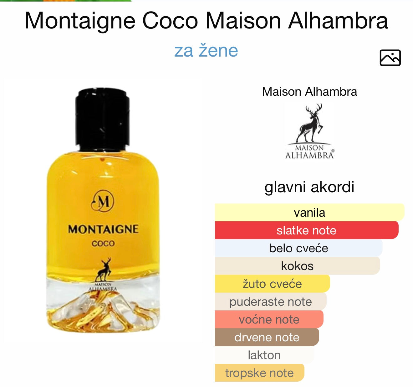 Montaigne Coco by Maison Alhambra