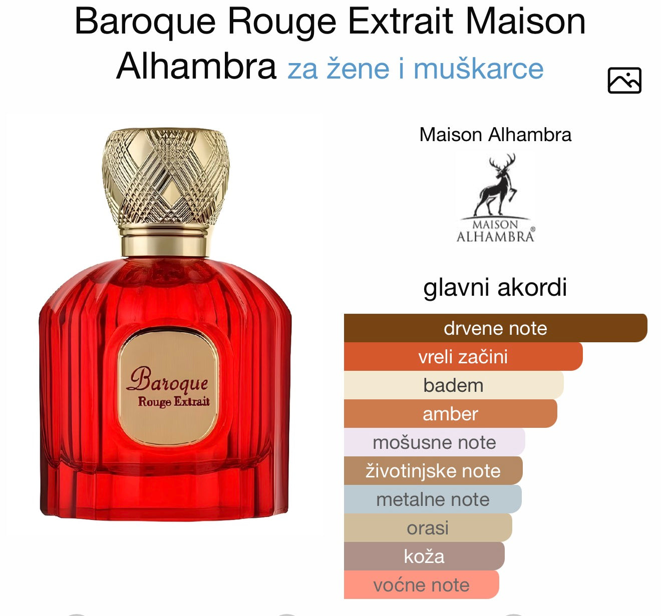 La Rouge Barouqe Extreme by Maison Alhambra