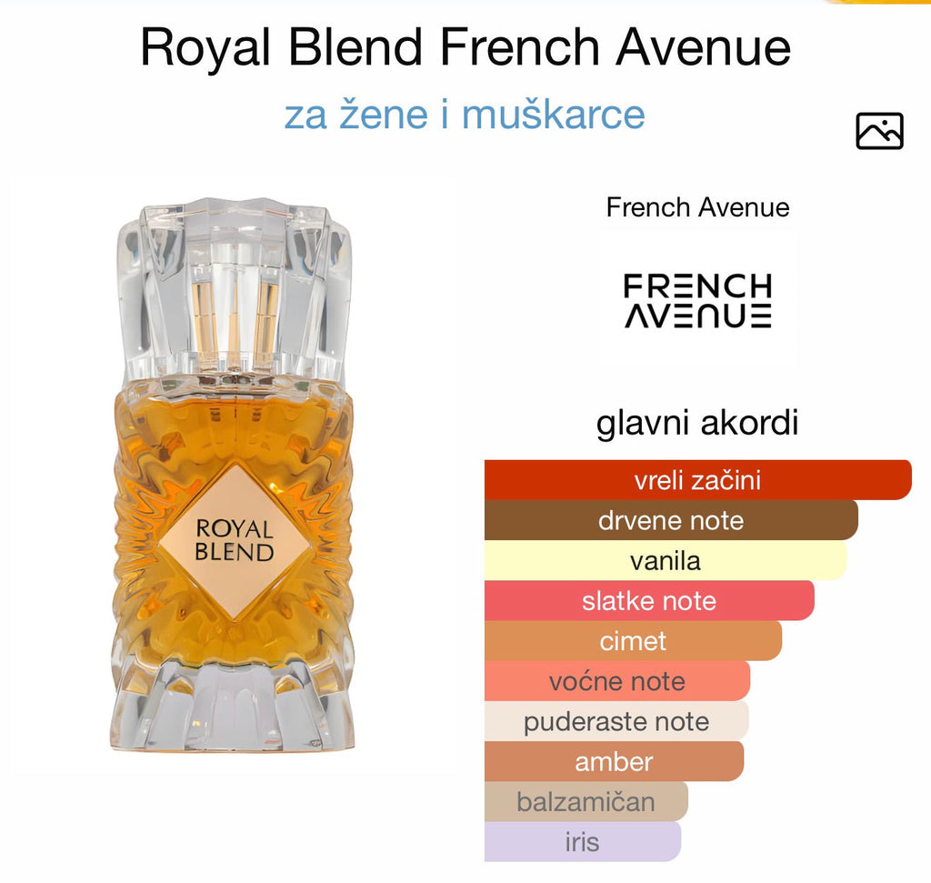 Royal Blend by French Avenue - Zahra Dubai Parfemi