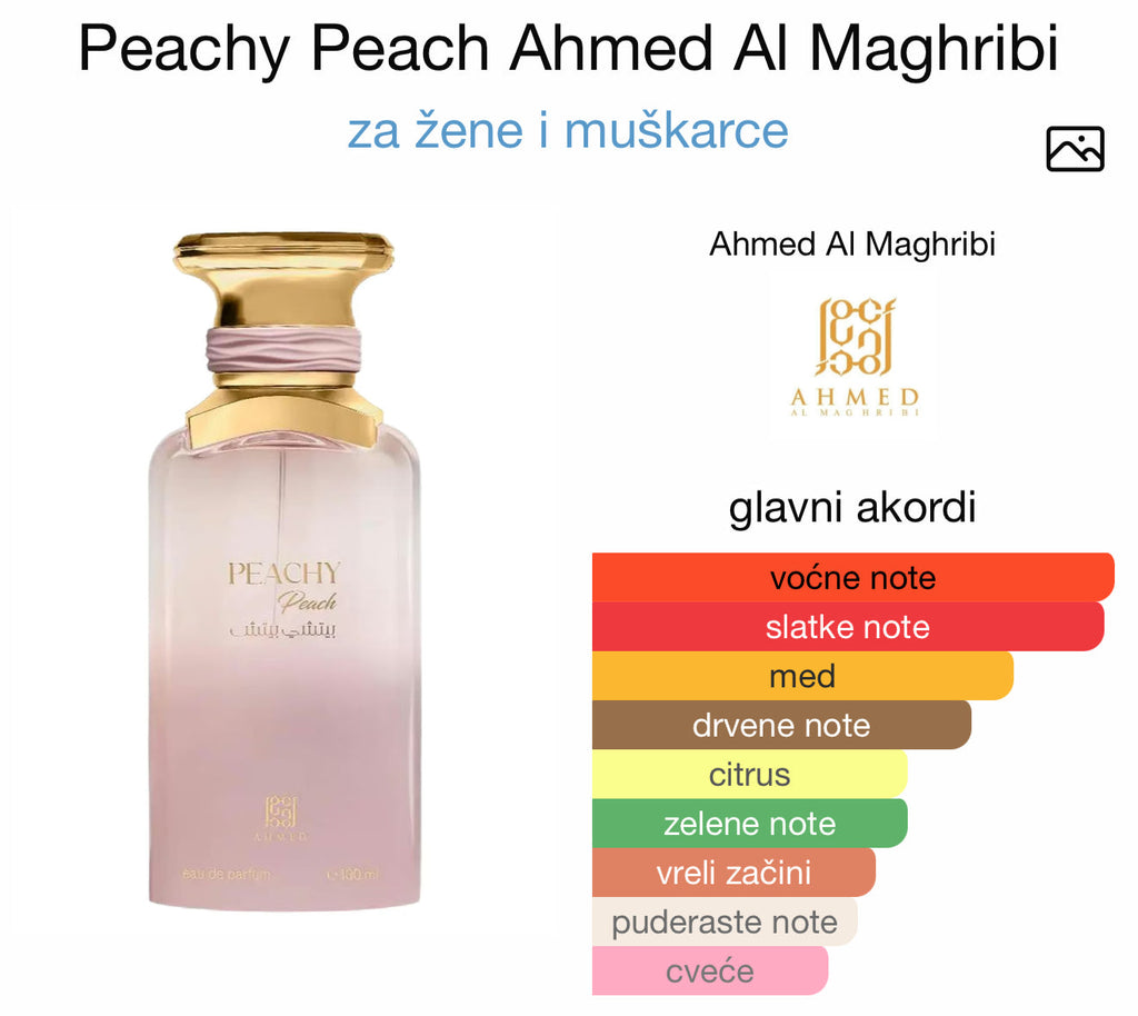 Peachy Peach by Ahmed Al Maghribi - Zahra Dubai Parfemi