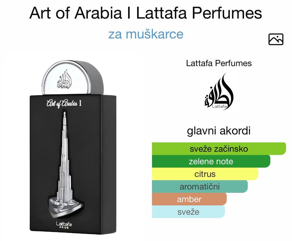 Art Of Arabia l by Lattafa Pride - Zahra Dubai Parfemi