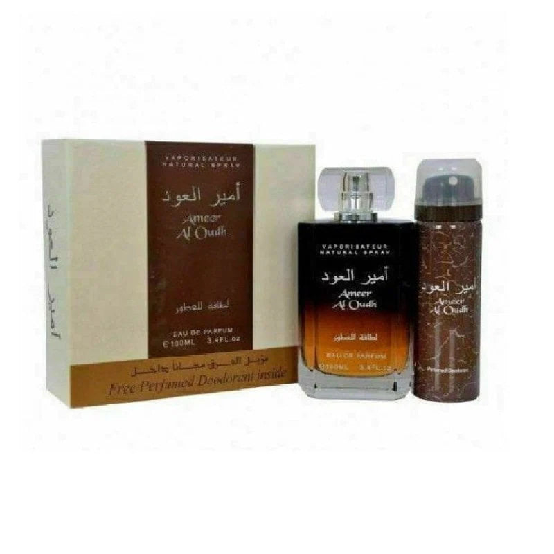 Ameer Al Oudh by Lattafa 100ml+50ml Deo