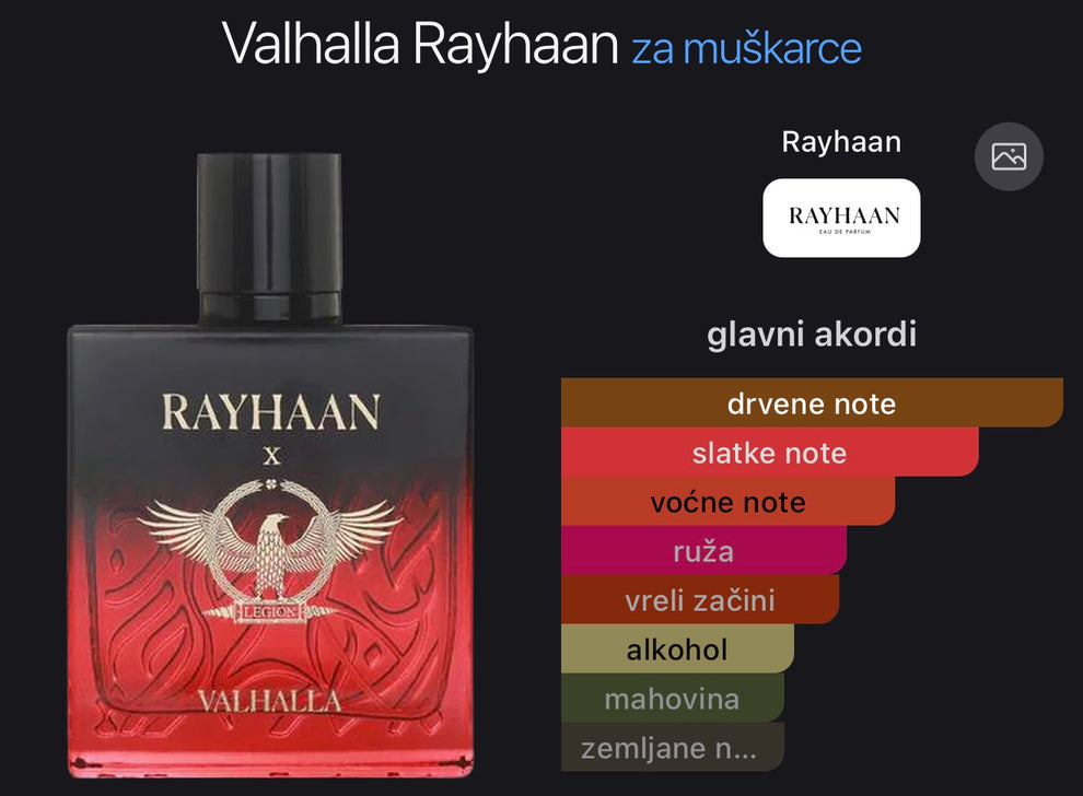 Rayhaan Valhalla - Zahra Dubai Parfemi